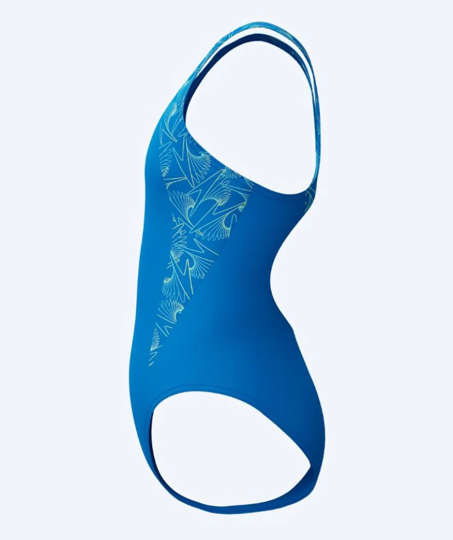 Speedo swimsuit for girls - Hyperboom Splice Muscleback - Light blue - Image 3