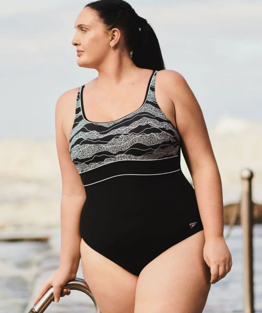Speedo swimsuit for women - Contour Eclipse - Black/white - Image 10