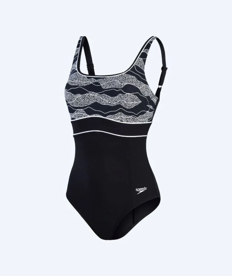 Speedo swimsuit for women - Contour Eclipse - Black/white - Image 5