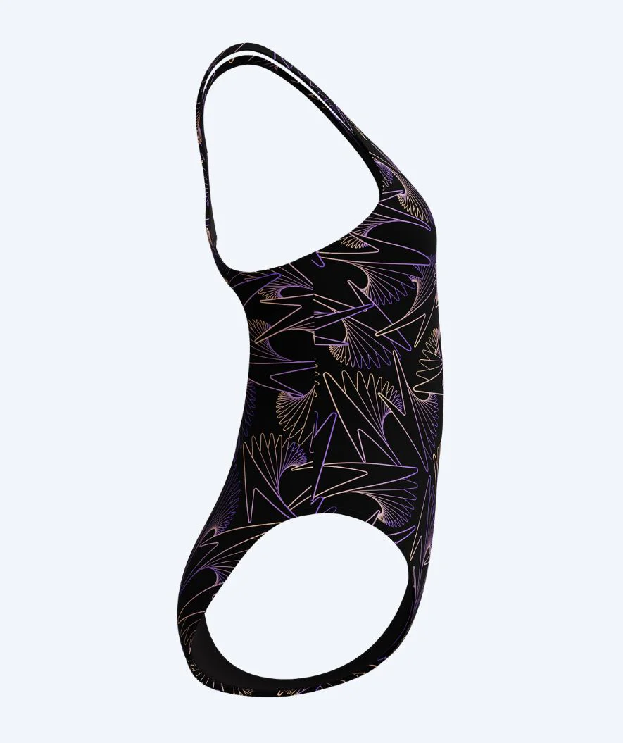 Speedo swimsuit for women - Hyperboom Allover Medalist - Black/purple - Image 10