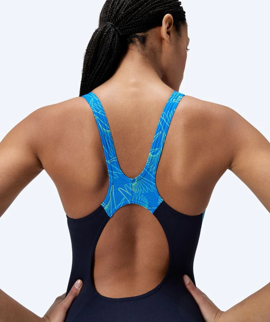 Speedo swimsuit for women - Hyperboom Splice Muscleback - Dark blue/light blue - Image 6