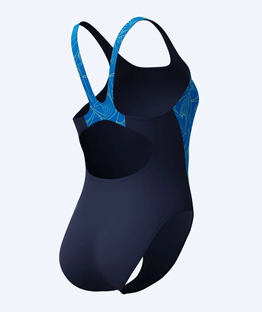 Speedo swimsuit for women - Hyperboom Splice Muscleback - Dark blue/light blue - Image 9