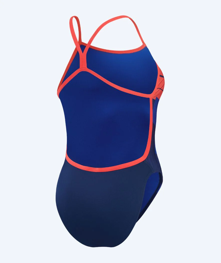 Speedo swimsuit for women - Placement Digital V-Back - Dark blue/red - Image 5