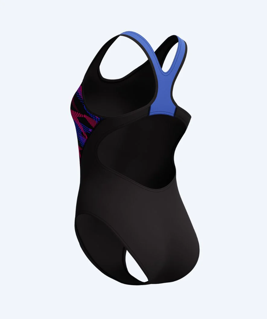 Speedo swimsuit for women - Placement Laneback - Black/purple - Image 5