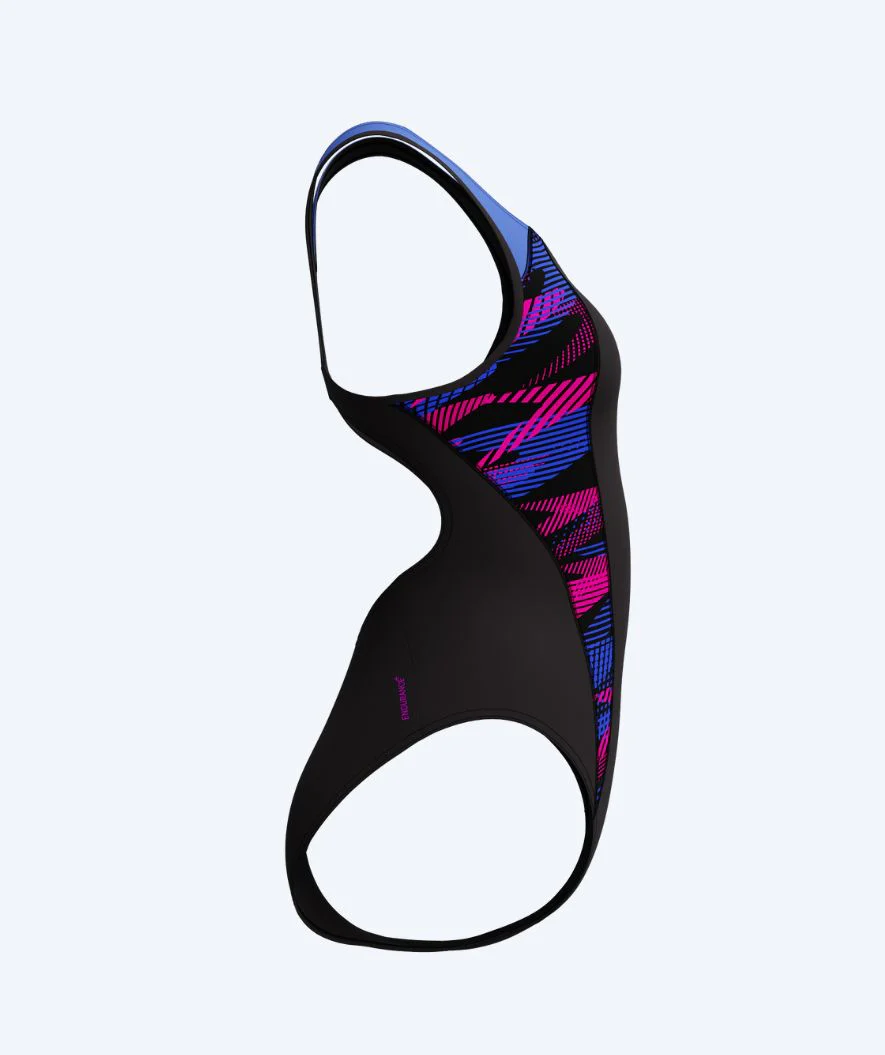 Speedo swimsuit for women - Placement Laneback - Black/purple - Image 6