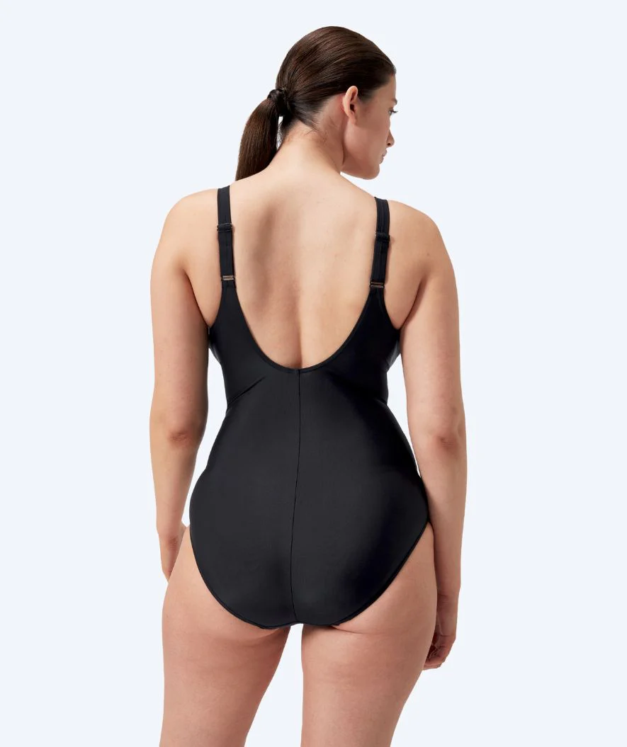 Speedo swimsuit with inserts for women - Shaping Cross Knot - Black - Image 2
