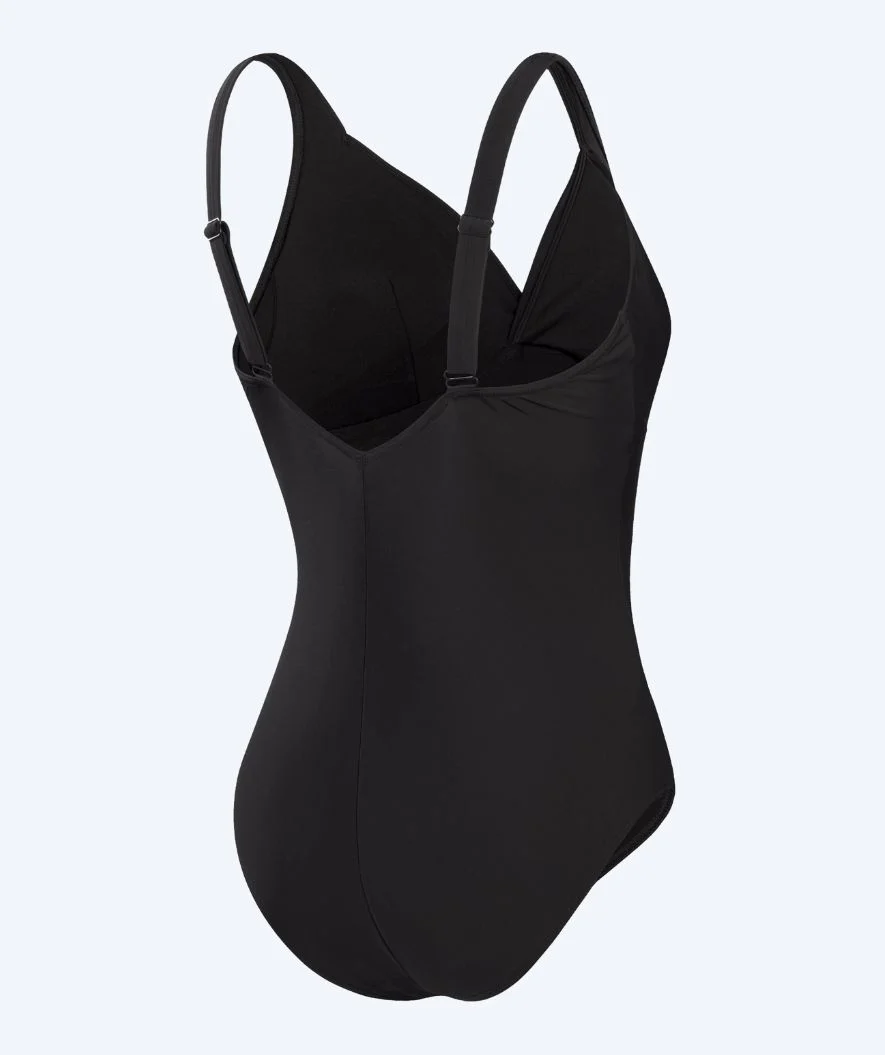 Speedo swimsuit with inserts for women - Shaping Cross Knot - Black - Image 6