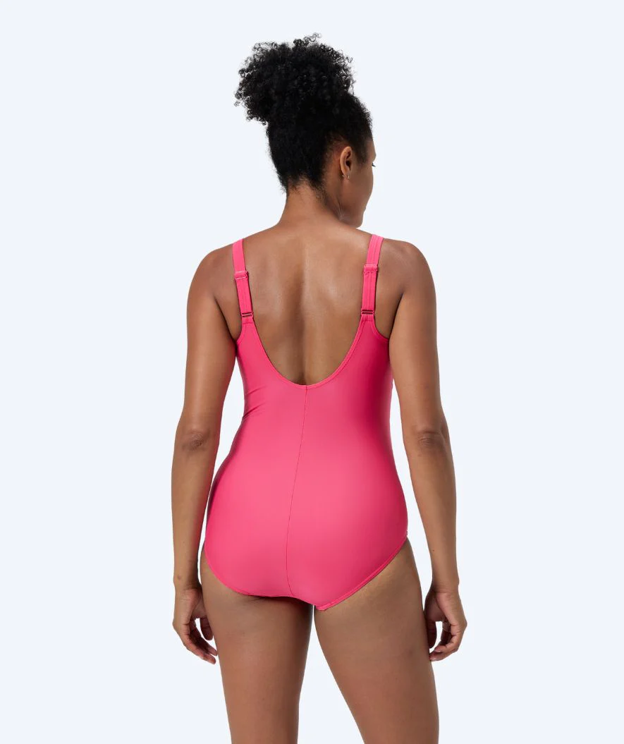 Speedo swimsuit with inserts for women - Shaping Cross Knot - Light pink - Image 2