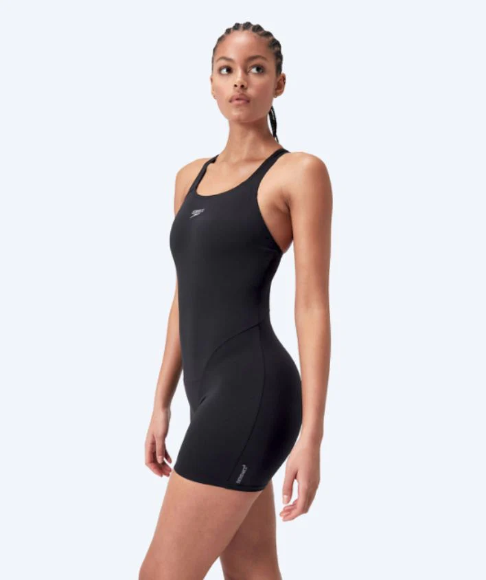 Speedo swimsuit with skirt for women - Endurance - Black - Image 3