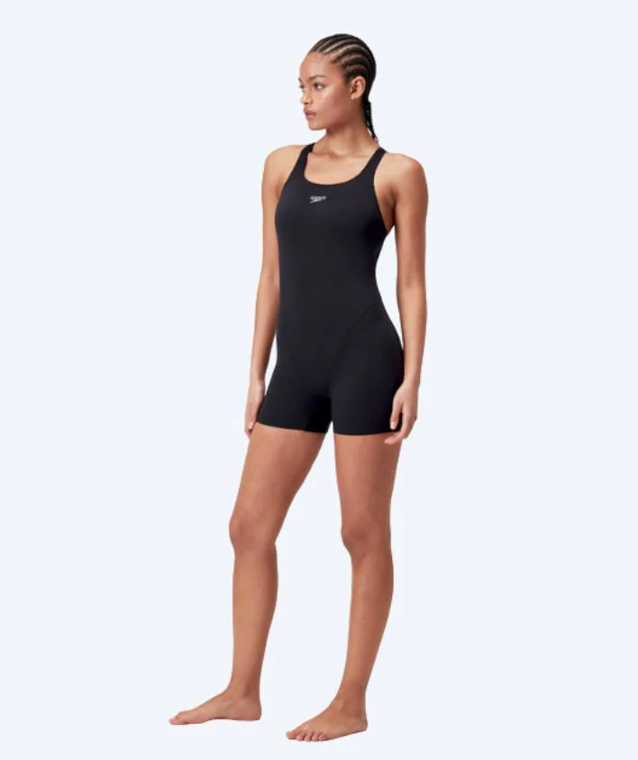 Speedo swimsuit with skirt for women - Endurance - Black - Image 6