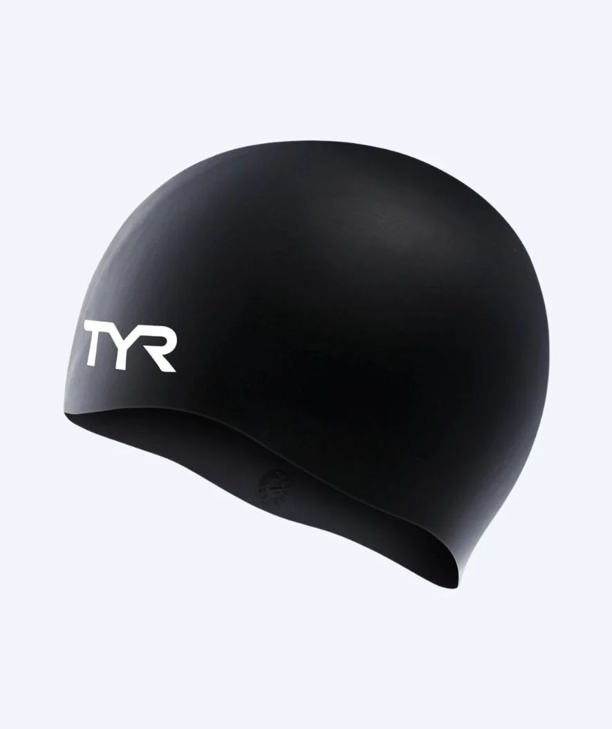 TYR swimming cap - Silicone - Black