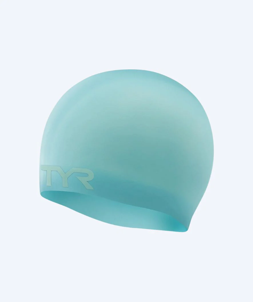 TYR swimming cap - Silicone - Light blue