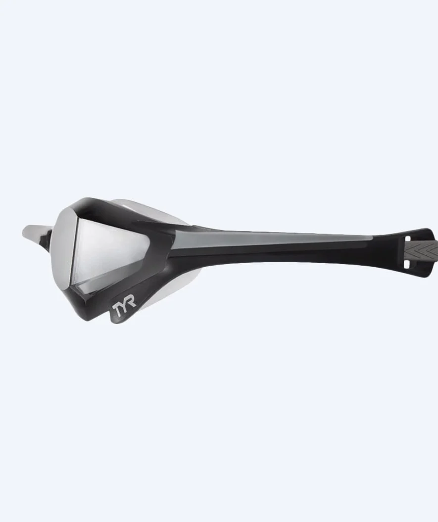 TYR Elite swimming goggles - Tracer-X Elite Mirrored - Black/silver - Image 2