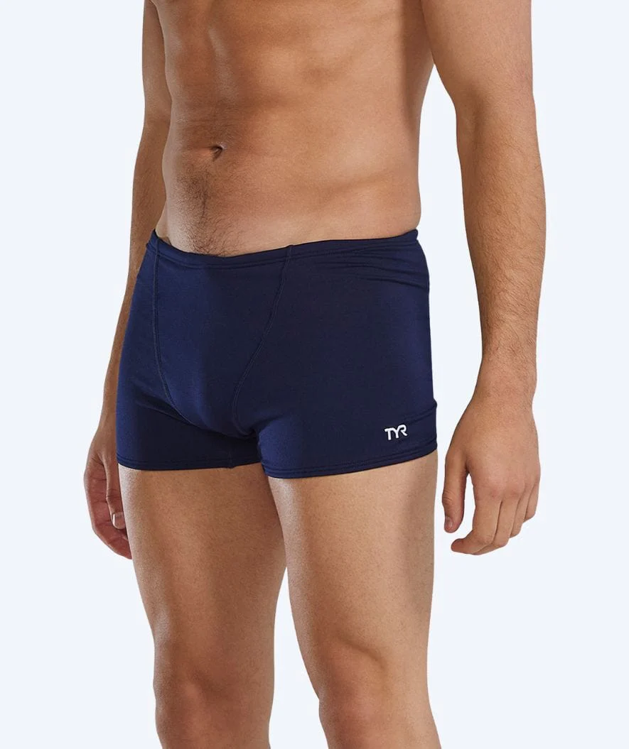 TYR aquashorts for men - Durafast Elite Solid - Dark blue - Image 4