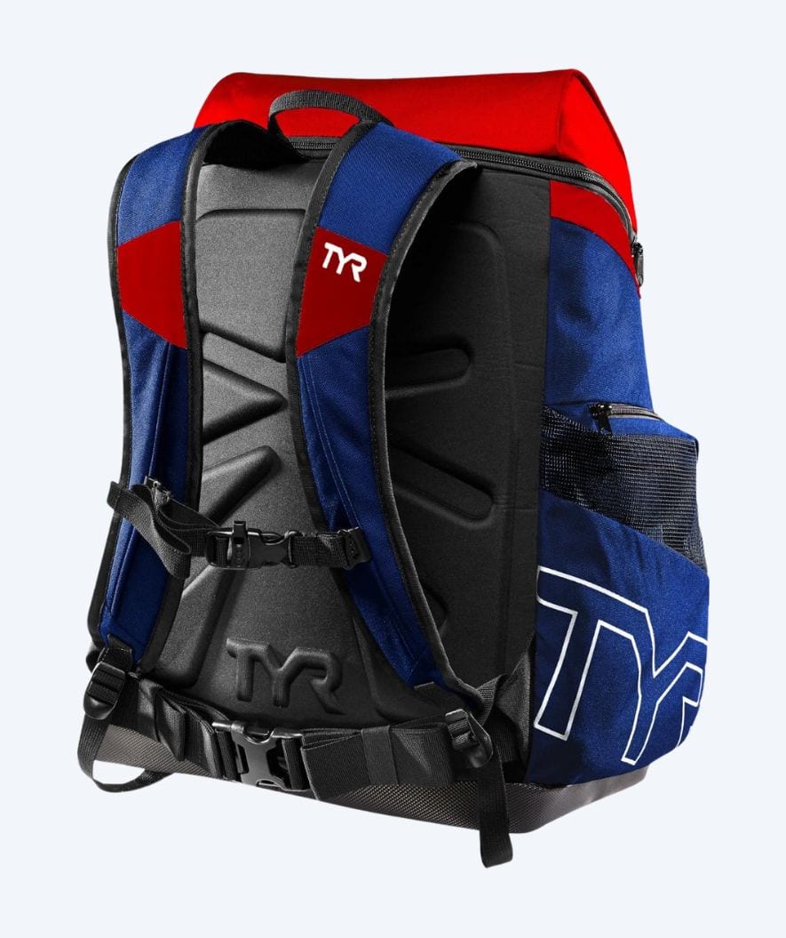 TYR swim bag - Alliance Team 45L - Dark blue/red - Image 2