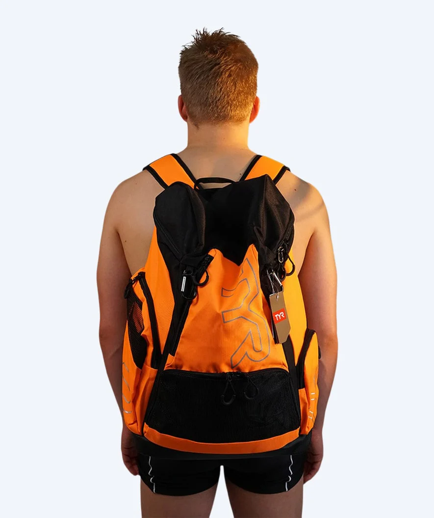 TYR swim bag - Alliance Team 45L - Dark green/black - Image 5
