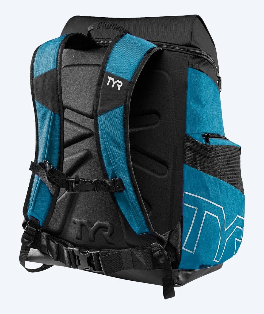 TYR swim bag - Alliance Team 45L - Turquoise/black - Image 2