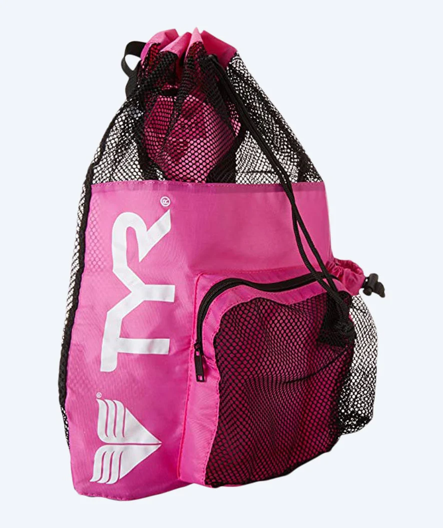 TYR swim net - Big Mesh Mummy 40L - Light pink