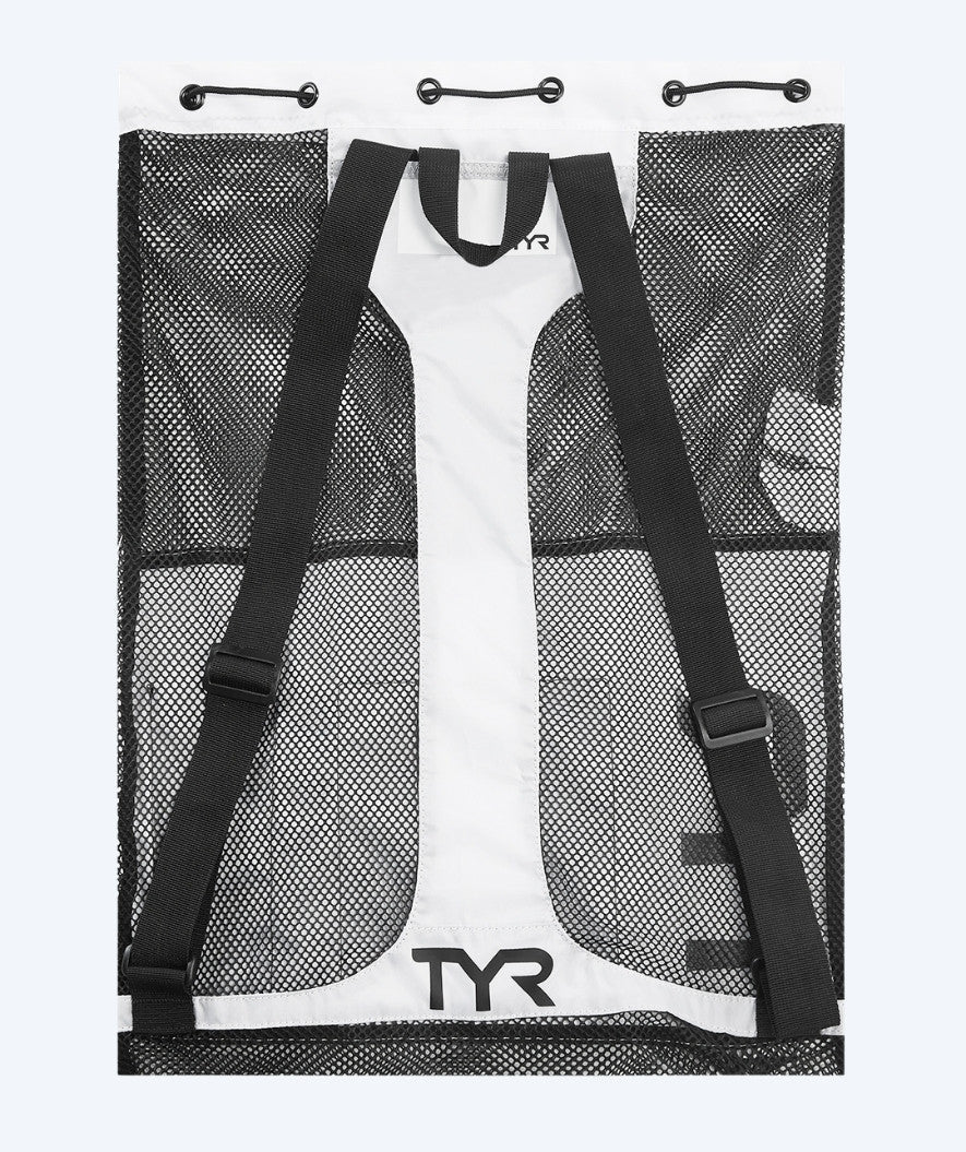 TYR swim net - Big Mesh Mummy 40L - White/black - Image 2