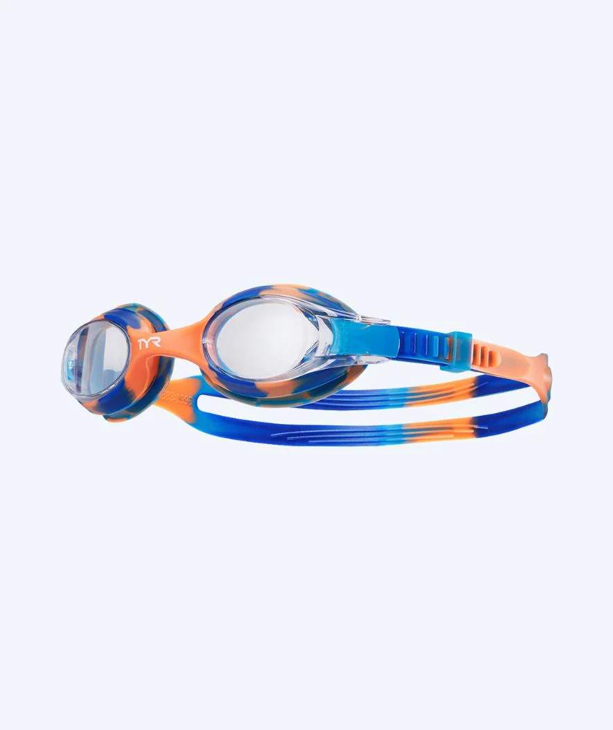 TYR swimming goggles for kids - Swimple - Blue/orange