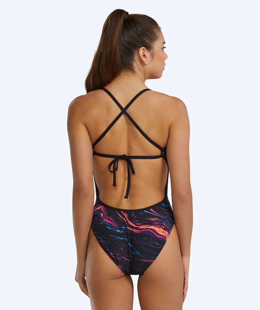 TYR swimsuit for women - Durafast Elite Crosscutfit - Black/multi - Image 2