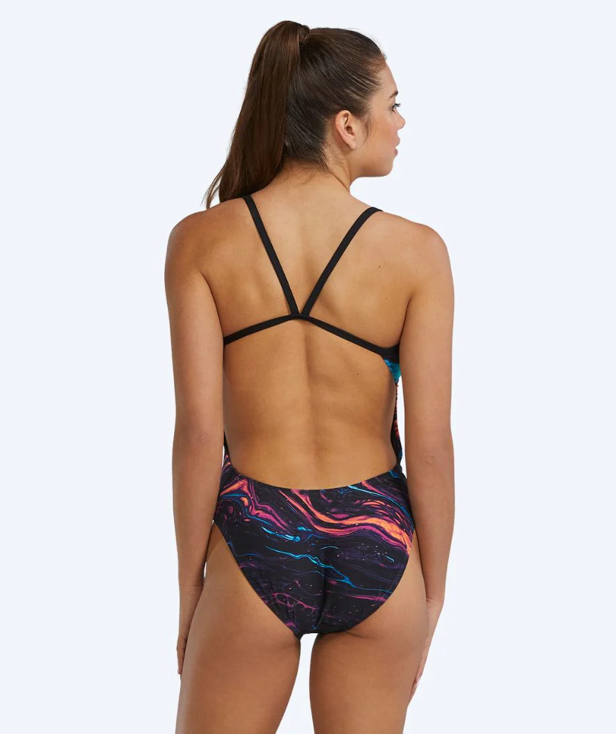 TYR swimsuit for women - Durafast Elite Cutoutfit - Black/multi - Image 2