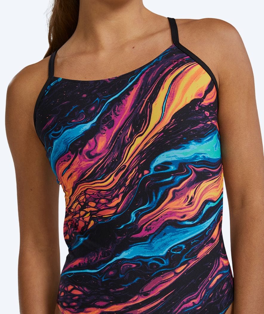 TYR swimsuit for women - Durafast Elite Cutoutfit - Black/multi - Image 5