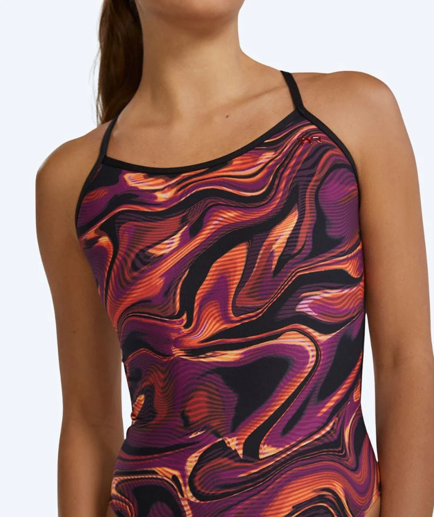 TYR swimsuit for women - Durafast Elite Trinityfit - Black/gold - Image 7