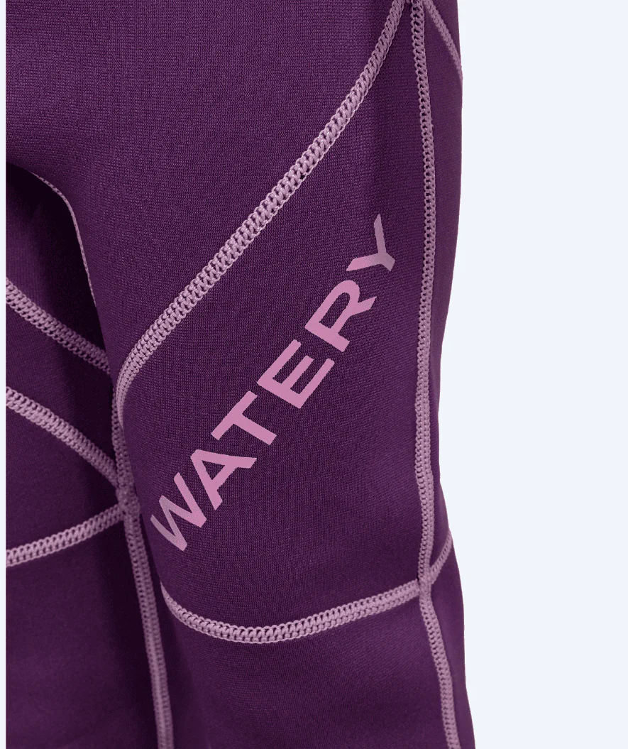 Watery wetsuit for kids - Electra (2.2mm) - Purple/light pink - Image 8