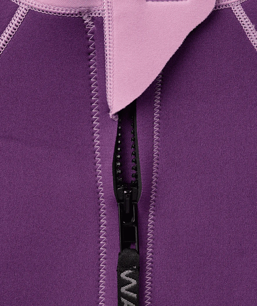 Watery wetsuit for kids - Electra (2.2mm) - Purple/light pink - Image 9