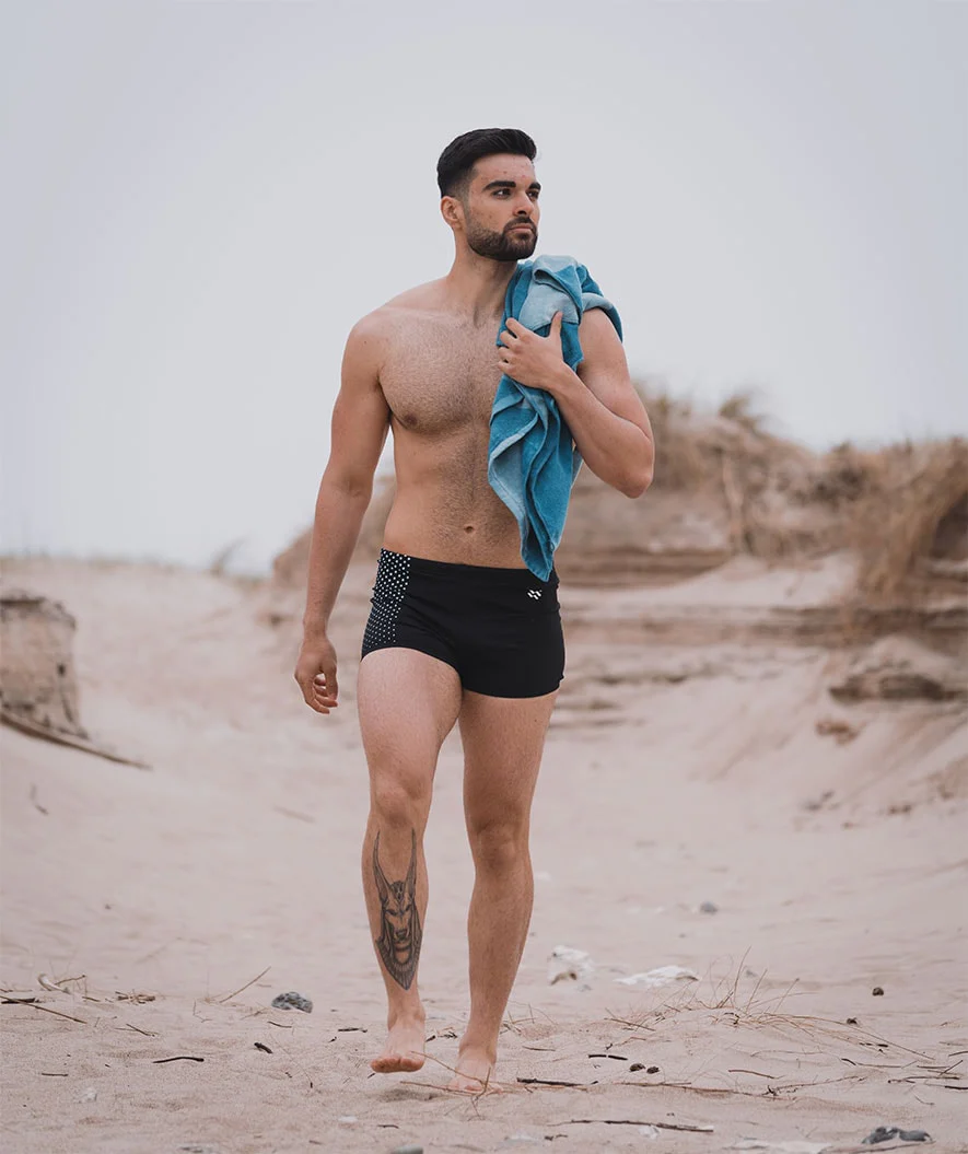 Watery aquashorts for men - Flaming Vegas Eco - Blue Sporty - Image 12