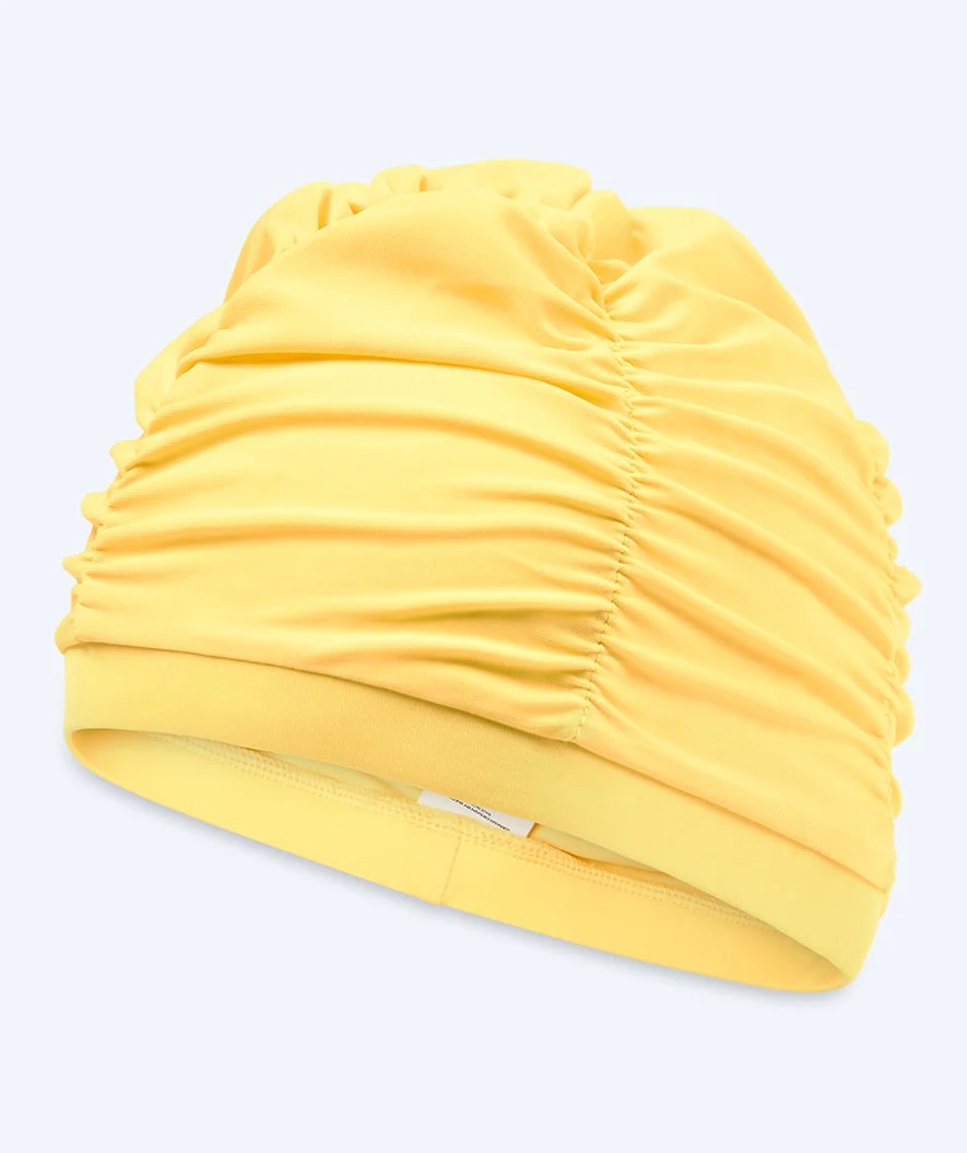 Watery swimming cap with drapes - Maxwell - Yellow