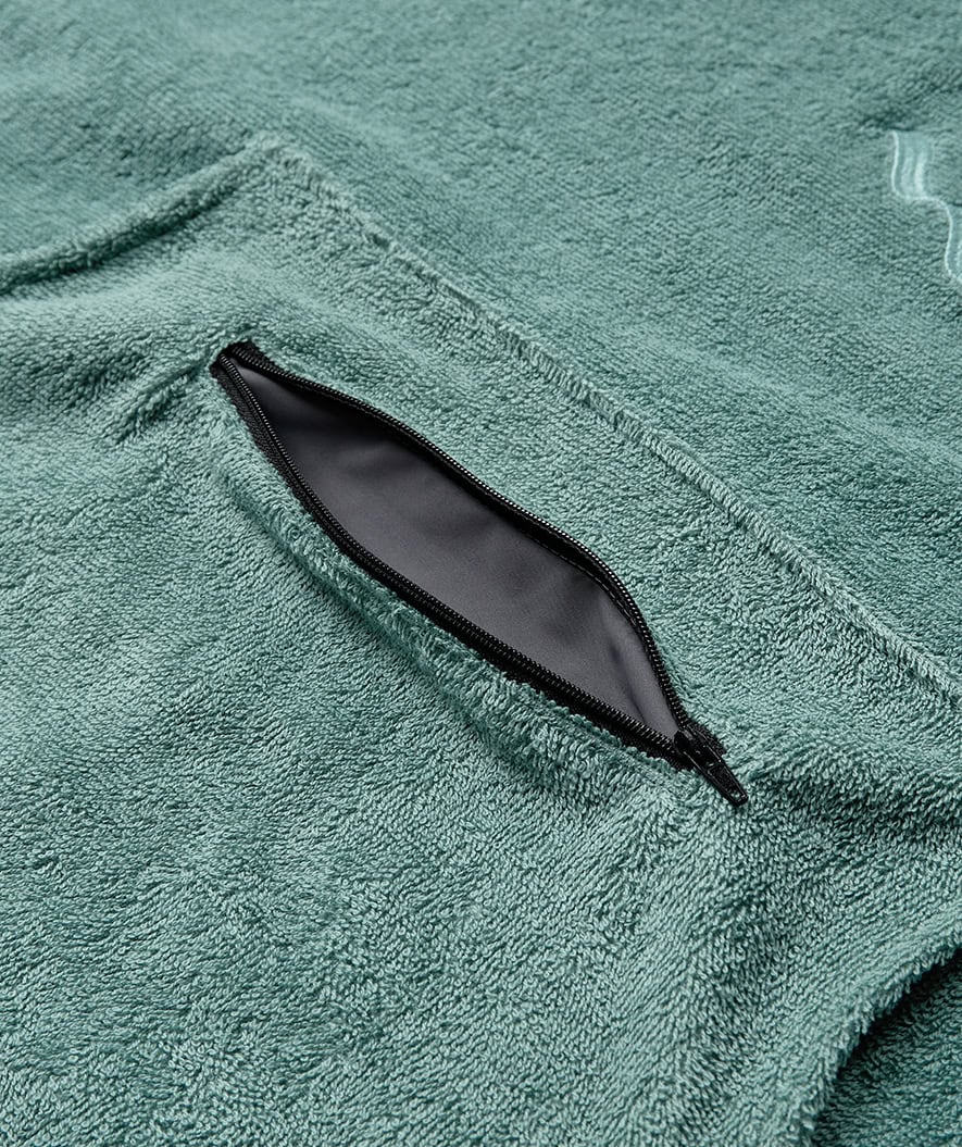 Watery bathing poncho for junior (6-15) - Cotton - Forrest Green - Image 10