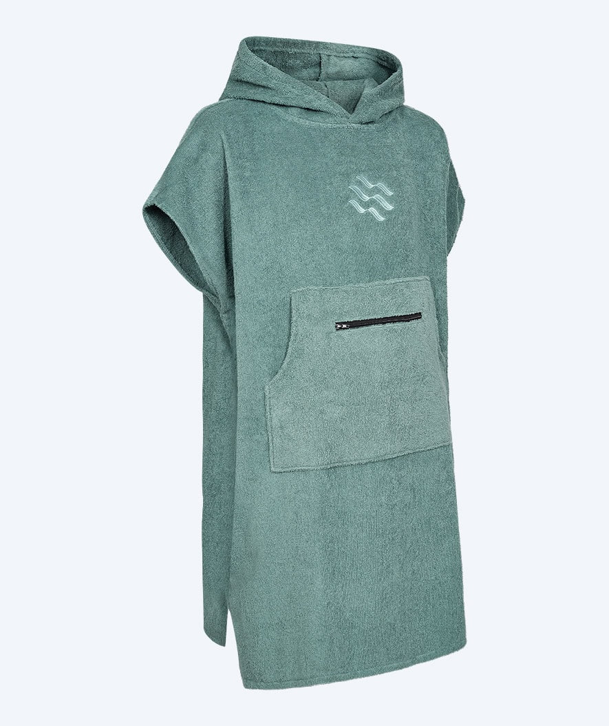 Watery bathing poncho for junior (6-15) - Cotton - Forrest Green - Image 5