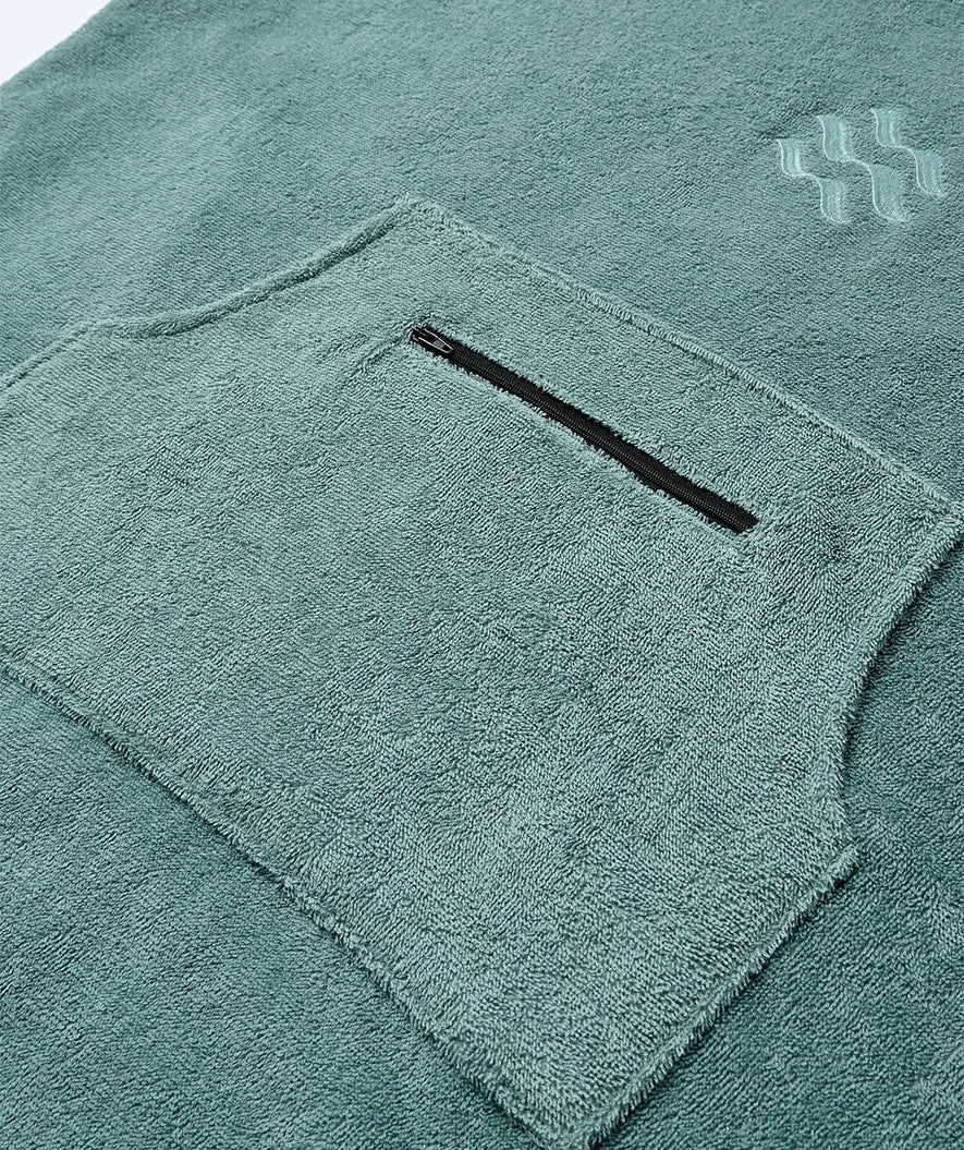 Watery bathing poncho for junior (6-15) - Cotton - Forrest Green - Image 8