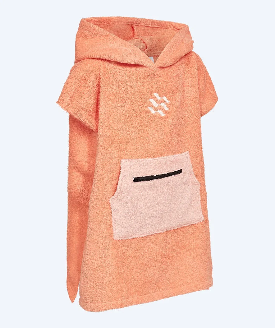 Watery bathing poncho for kids (1-6) - Cotton - Atlantic Pink - Image 3