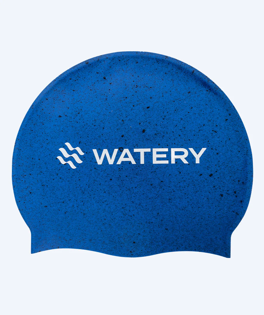 Watery swimming cap - Eco Signature - Royal Blue (30% recycled)