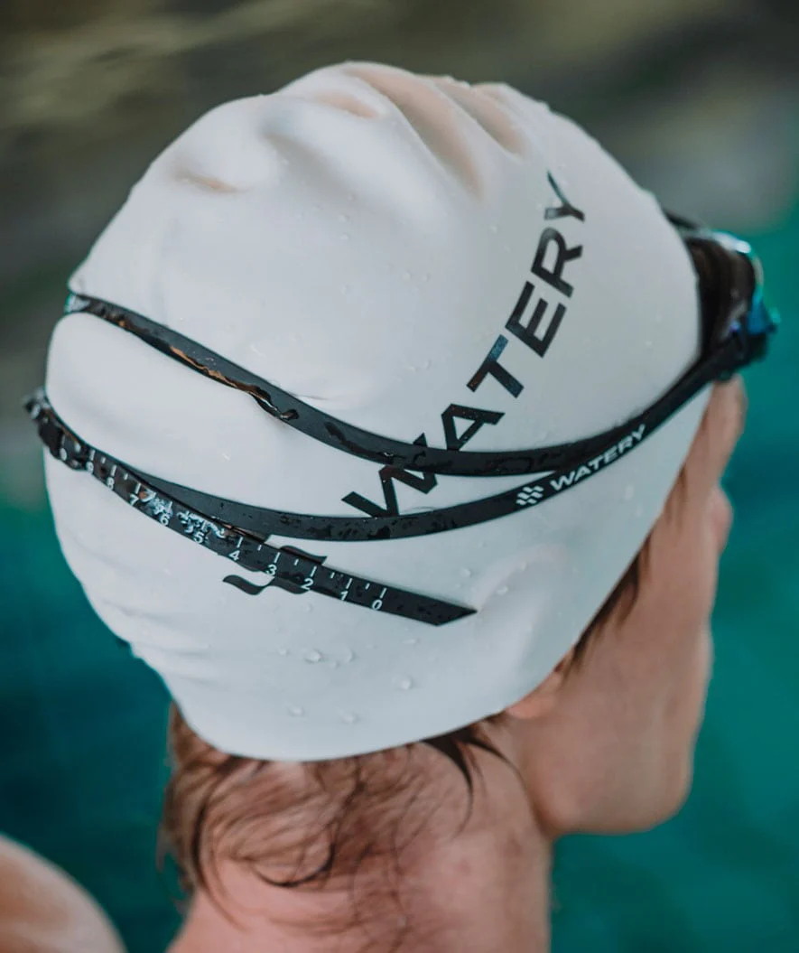 Watery swimming cap (from 10 years) - Signature - Fluo Yellow - Image 13