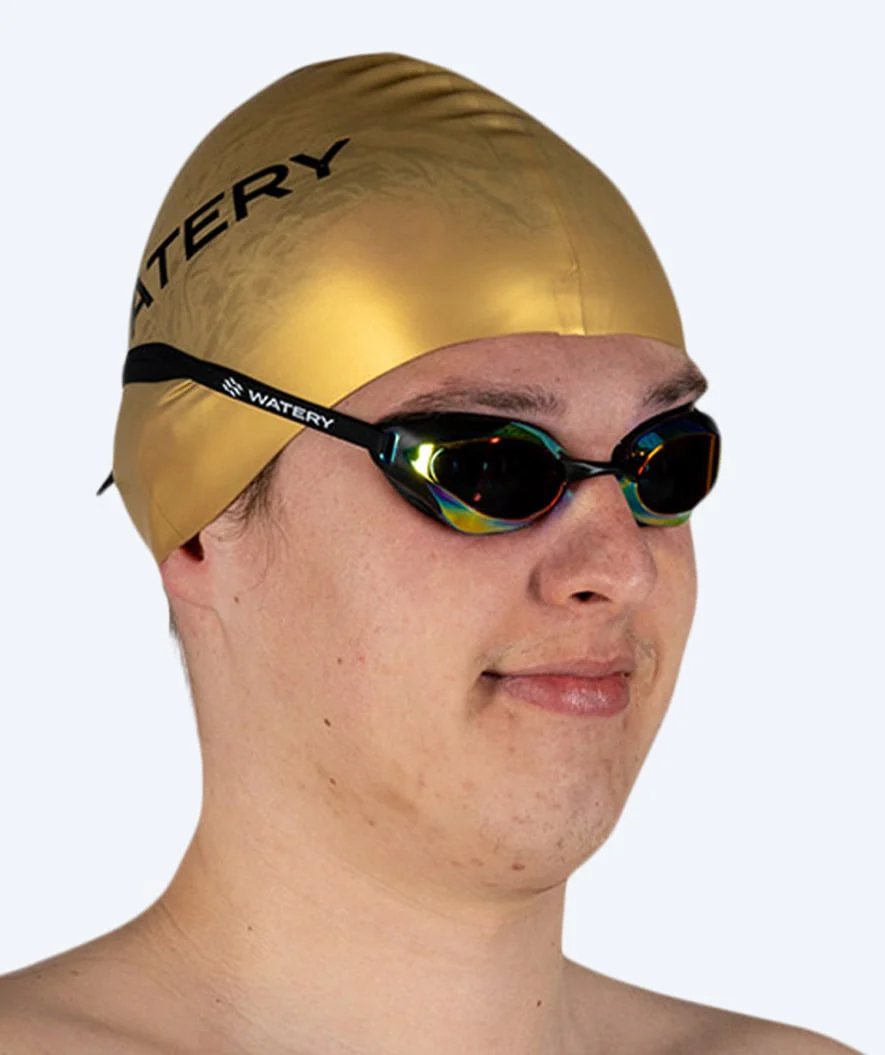 Watery swimming cap (from 10 years) - Signature - Gold - Image 8