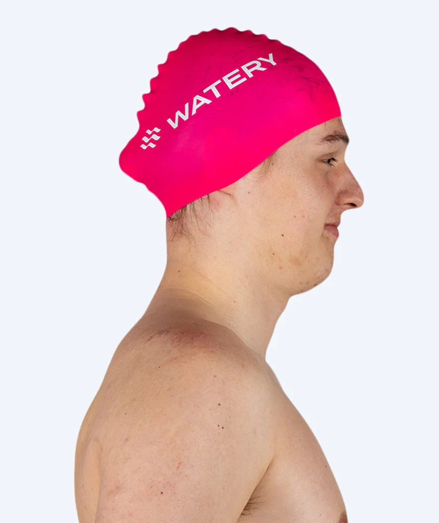 Watery swimming cap (from 10 years) - Signature - Pink - Image 8