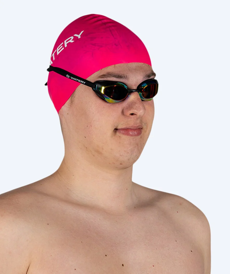Watery swimming cap (from 10 years) - Signature - Pink - Image 9