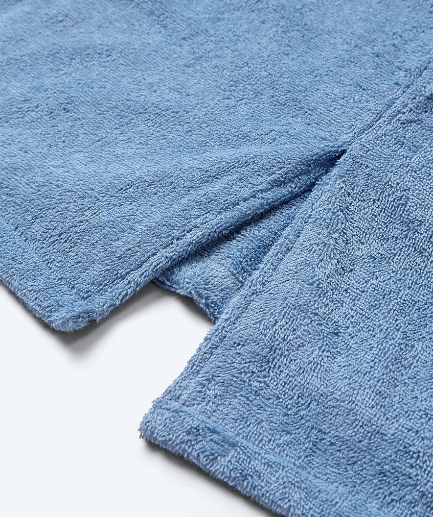 Watery bathing poncho for adults - Cotton - Atlantic Blue - Image 14