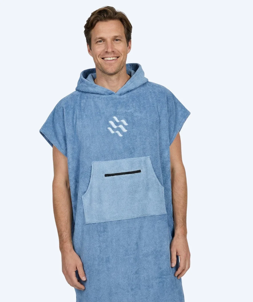 Watery bathing poncho for adults - Cotton - Atlantic Blue - Image 3