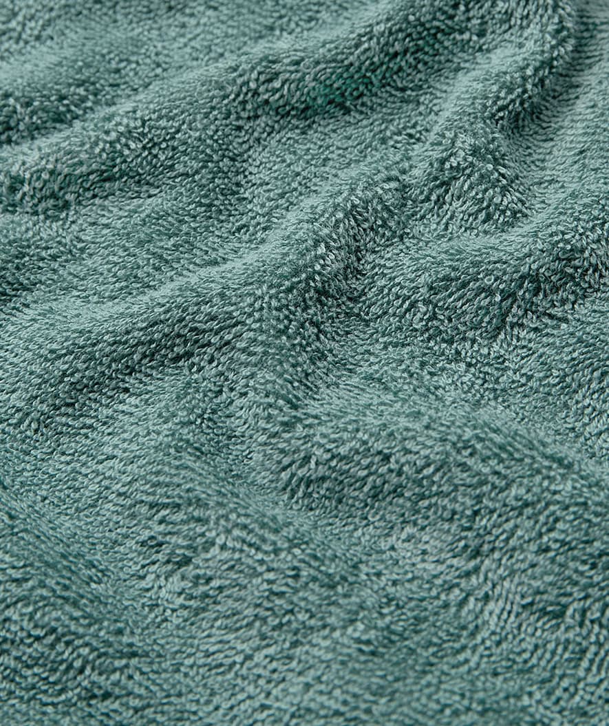 Watery bathing poncho for adults - Cotton - Forrest Green - Image 12