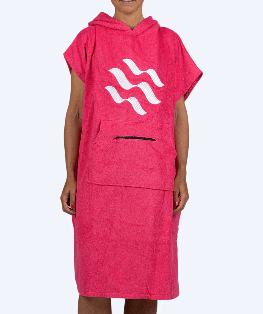 Watery bathing poncho for adults - Cotton - Pink - Image 2