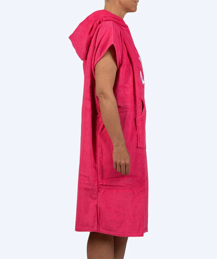 Watery bathing poncho for adults - Cotton - Pink - Image 4