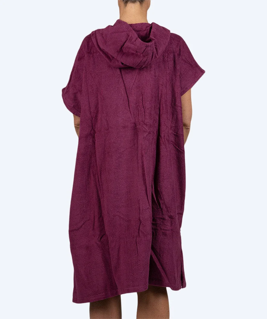 Watery bathing poncho for adults - Cotton - Purple - Image 4