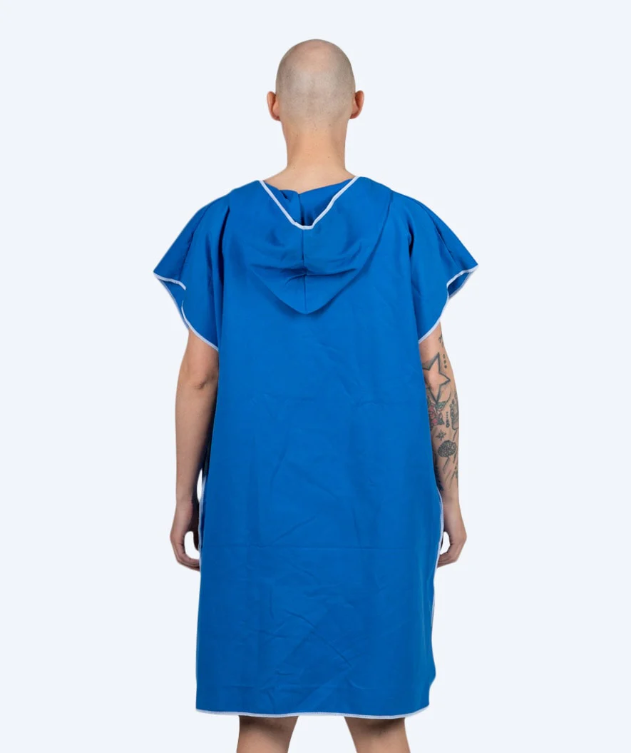 Watery bathing poncho for adults - Microfiber - Royal Blue - Image 3