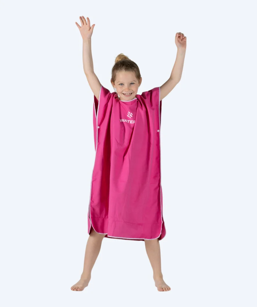 Watery bathing poncho for junior (6-15) - Microfiber - Pink - Image 7