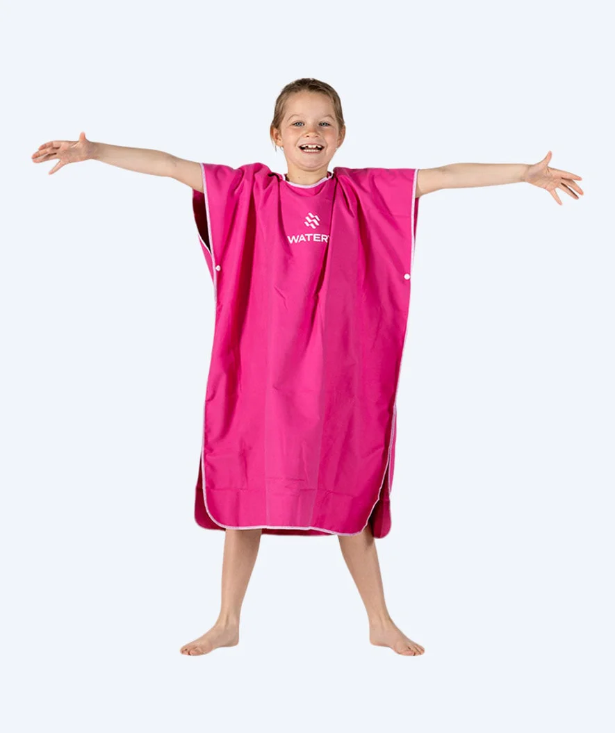 Watery bathing poncho for junior (6-15) - Microfiber - Pink - Image 8
